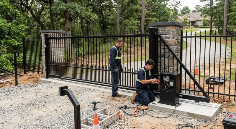 Automatic Gate Installation in Plano, TX
