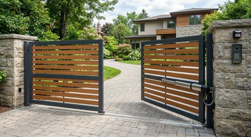 Electronic Gate Installation in Plano, TX