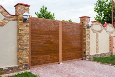 Wood Automatic Gate Installation!