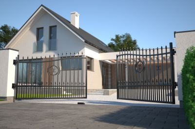 Wrought Iron Automatic Gate Installation!